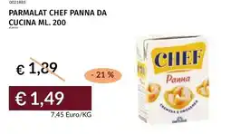 Prezzemolo e Vitale Parmalat chef panna da cucina offerta