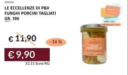 Prezzemolo e Vitale Le eccellenze di p&v funghi porcini tagliati offerta