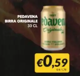 Supermercati Visotto Pedavena birra originale offerta