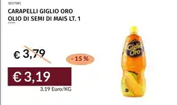 Prezzemolo e Vitale Carapelli giglio oro olio di semi di mais offerta