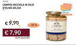 Prezzemolo e Vitale Campisi ricciola in olio d'oliva offerta