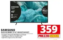 Comet SAMSUNG QLED 4K SMART TV 43" QE43Q7FAAUXZT offerta