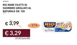 Prezzemolo e Vitale Rio mare filetti di sgombro grigliati al naturale offerta
