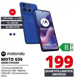 Comet motorola MOTO G56 SMARTPHONE offerta