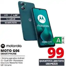 Comet motorola MOTO G06 SMARTPHONE offerta