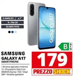 Comet SAMSUNG GALAXY A17 SMARTPHONE offerta