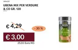 Prezzemolo e Vitale Ubena mix per verdure & co offerta