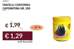 Prezzemolo e Vitale Fratelli contorno caponatina offerta