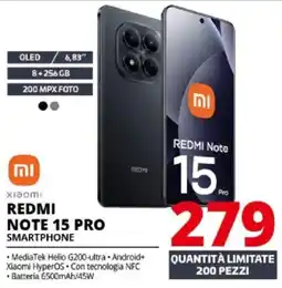 Comet Xiaomi REDMI NOTE 15 PRO SMARTPHONE offerta