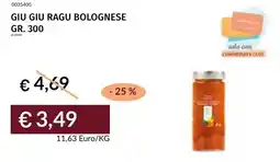 Prezzemolo e Vitale Giu giu ragu bolognese offerta