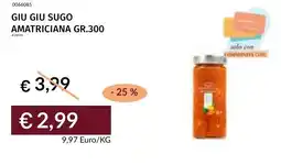 Prezzemolo e Vitale Giu giu sugo amatriciana offerta