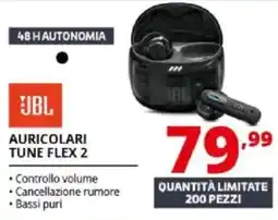 Comet Jbl auricolari tune flex 2 offerta