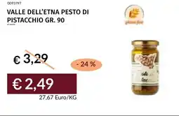 Prezzemolo e Vitale Valle dell'etna pesto di pistacchio offerta