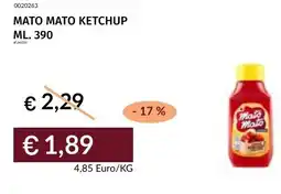Prezzemolo e Vitale Mato mato ketchup offerta