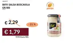 Prezzemolo e Vitale Biffi salsa boscaiola offerta