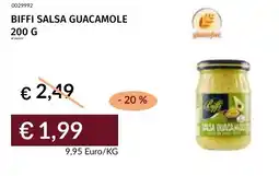 Prezzemolo e Vitale Biffi salsa guacamole offerta