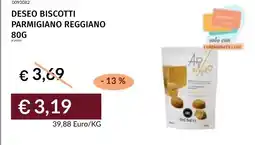 Prezzemolo e Vitale Deseo biscotti parmigiano reggiano offerta