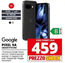 Comet Google PIXEL 9A SMARTPHONE offerta