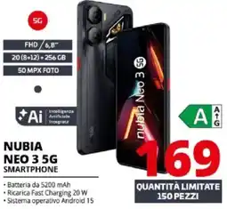 Comet NUBIA NEO 3 5G SMARTPHONE offerta