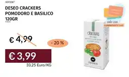 Prezzemolo e Vitale Deseo crackers pomodoro e basilico offerta