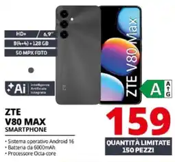 Comet ZTE V80 MAX SMARTPHONE offerta