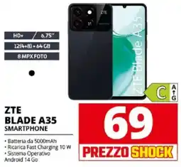 Comet ZTE BLADE A35 SMARTPHONE offerta