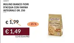 Prezzemolo e Vitale Mulino bianco fiori d'acqua con farina integrale offerta
