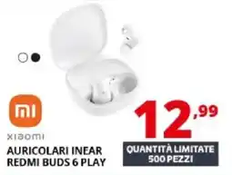 Comet Xiaomi auricolari inear redmi buds 6 play offerta