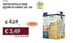 Prezzemolo e Vitale Sottolestelle pane azzimo di kamut offerta