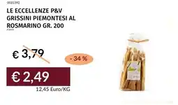 Prezzemolo e Vitale Le eccellenze p&v grissini piemontesi al rosmarino offerta