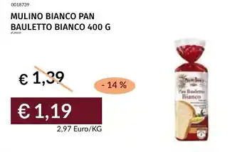 Prezzemolo e Vitale Mulino bianco pan bauletto bianco offerta