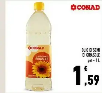 Conad Conad - olio di girasole 1000 g(ml) offerta