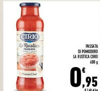 Conad La rustica passata 680 g(ml) offerta
