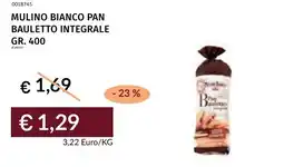 Prezzemolo e Vitale Mulino bianco pan bauletto integrale offerta