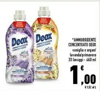 Conad Deox ammorbidente concentrato vaniglia e argan offerta