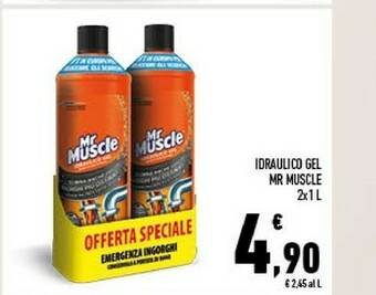Conad Mr muscle idraulico gel offerta