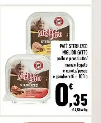 Conad Miglior gatto pate sterilized offerta