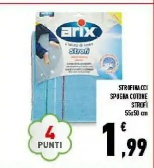 Conad Arix strufinacci spugna cotone offerta