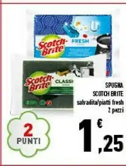 Conad Scotch brite spugna offerta