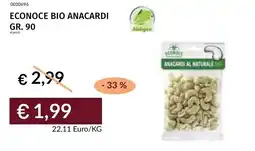 Prezzemolo e Vitale Econoce bio anacardi offerta