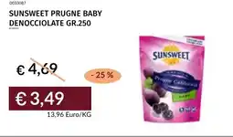Prezzemolo e Vitale Sunsweet prugne baby denocciolate offerta