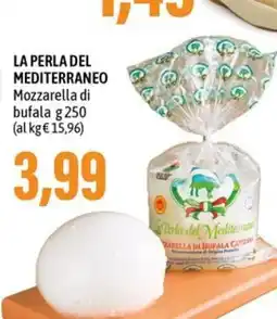 Madis LA PERLA DEL MEDITERRANEO Mozzarella di bufala g 250 (al kg €15,96) offerta
