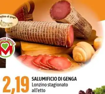SALUMIFICIO DI GENGA Lonzino stagionato all'etto