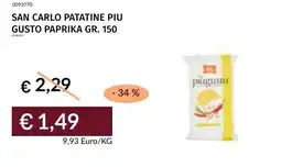 Prezzemolo e Vitale San carlo patatine piu gusto paprika offerta