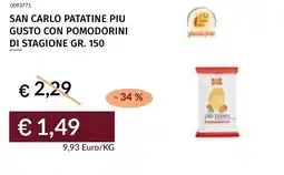Prezzemolo e Vitale San carlo patatine piu gusto con pomodorini di stagione offerta