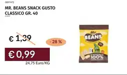 Prezzemolo e Vitale Mr. beans snack gusto classico offerta
