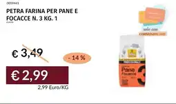 Prezzemolo e Vitale Petra farina per pane e focacce N. 3 offerta
