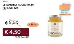 Prezzemolo e Vitale Le tamerici mostarda di pere offerta