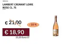 Prezzemolo e Vitale Lambert cremant loire rose offerta