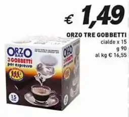 Coal Orzo tre gobbetti offerta